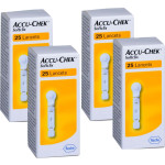 Accu-chek Softclix Lancets - 4 Packs Of Softclix Lancet 25