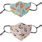 Chicco Kids Face Mask 3-6y Panda Jungle - 2 Pcs
