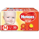 Huggies New Dry Medium Size Diapers - 30 Count