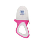 Mee Mee Fruit &amp; Food Nibbler With Silicone Sack (pink)