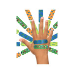 Ouchie Non-toxic Printed Bandages - Blue - 20 Bandages