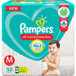 Pampers New Diapers Pants, Medium - 50 Count