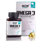 Wow Life Science Omega 3 Capsules Bottle Of 60